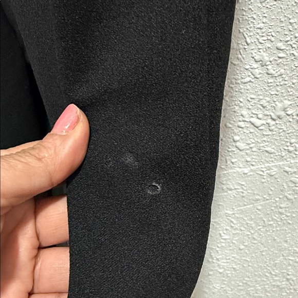 Lulu's Feel Your Love Black Ruffled Wide-Leg Jumpsuit L - Picture 11 of 11